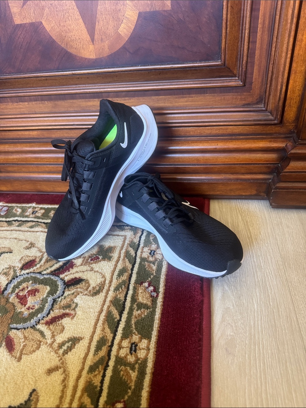 Nike Black and White Women's Running Sneakers